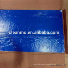 24X36inch Blue Cleanroom Gummimatte 30 Schichten Klebrige Matte / Klebematte Lieferant